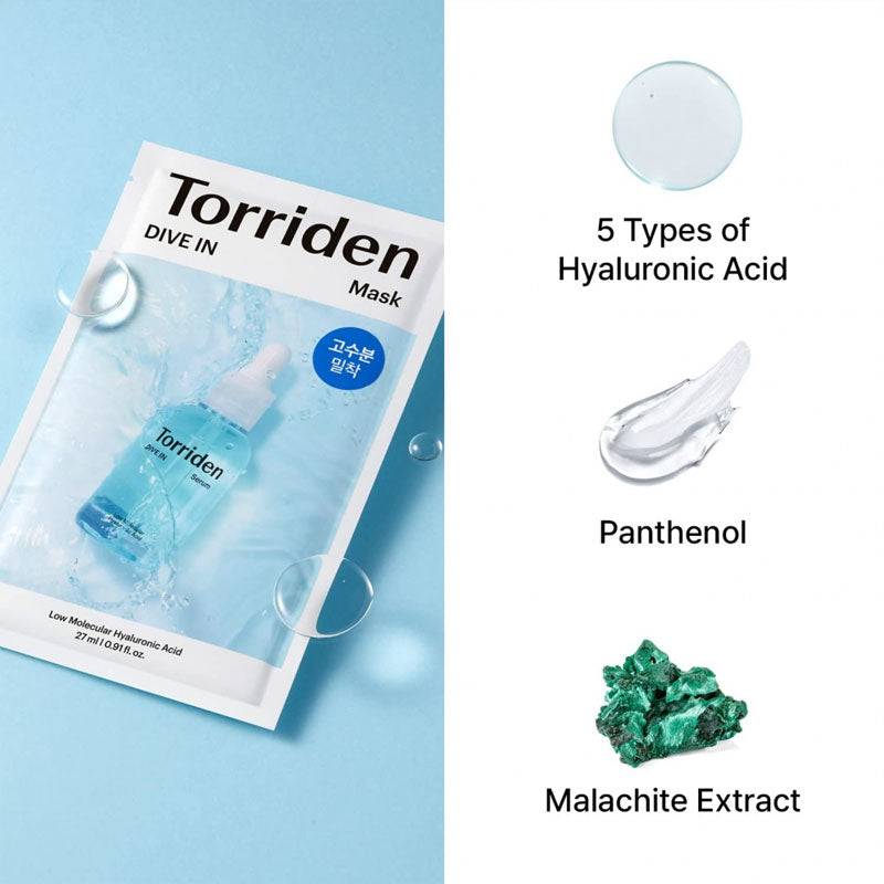 Torriden Dive-In Low Molecular Hyaluronic Acid Mask Pack