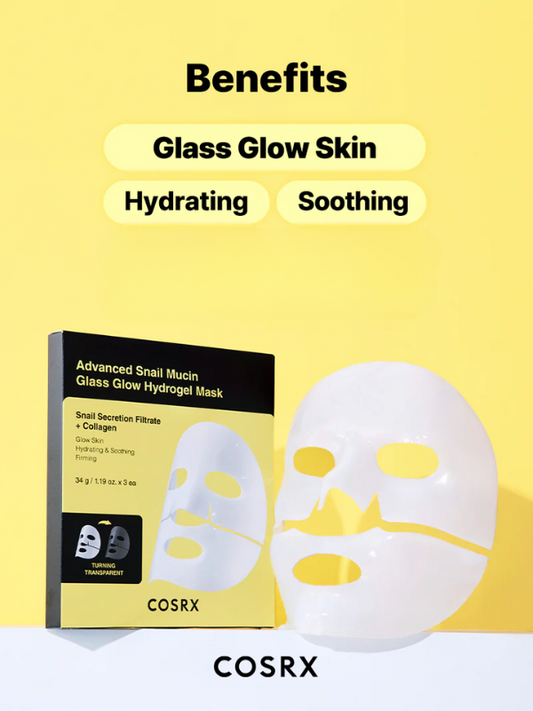 COSRX Advanced Snail Mucin Glass Glow Hydrogel Mask 35g