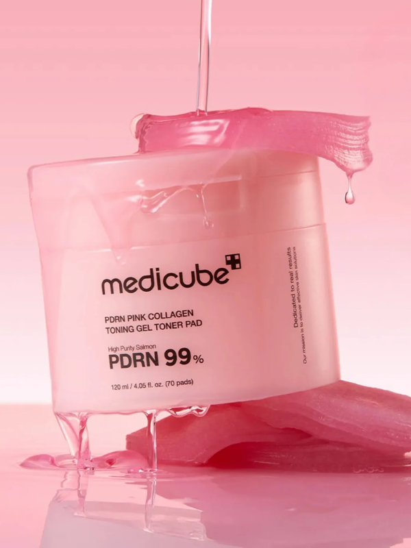 medicube PDRN Pink Collagen Toning Gel Toner Pad 120ml / 70pads